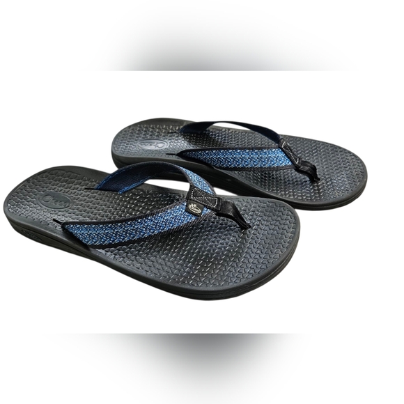 CHACO FLIP ECOTREAD TRAIL BLUE FLIP FLOPS THONG SANDALS MEN'S - Sz 11 - Picture 4 of 9